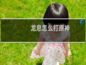 龙息怎么打原神