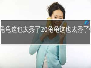 龟龟这也太秀了 龟龟这也太秀了什么梗