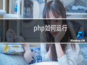 .php如何运行