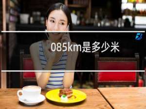 085km是多少米