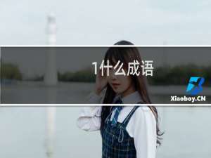 1什么成语