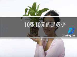 10张10元的是多少