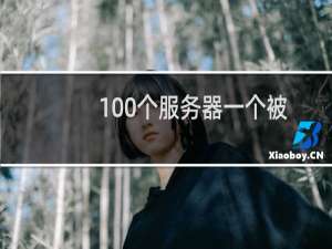 100个服务器一个被攻击其它99跟着倒霉，我代理开的服务器算
