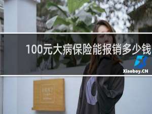 100元大病保险能报销多少钱