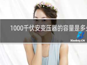 1000千伏安变压器的容量是多少
