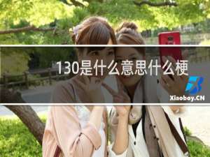 130是什么意思什么梗