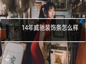 14年威驰装饰条怎么样