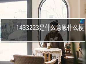 1433223是什么意思什么梗