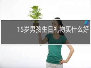 15岁男孩生日礼物买什么好