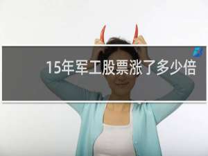 15年军工股票涨了多少倍