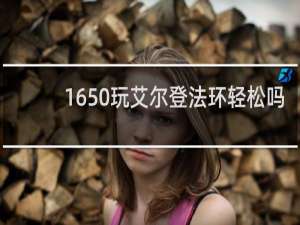 1650玩艾尔登法环轻松吗