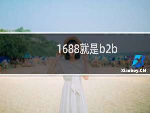 1688就是b2b
