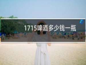 1715啤酒多少钱一瓶