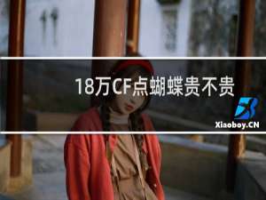 18万CF点蝴蝶贵不贵