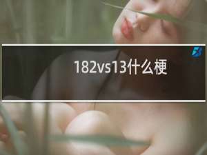 182vs13什么梗