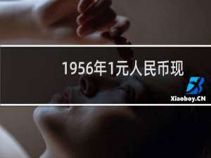1956年1元人民币现在价值多少