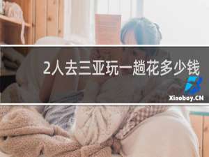 2人去三亚玩一趟花多少钱