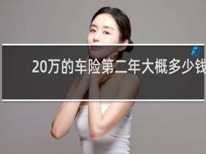 20万的车险第二年大概多少钱