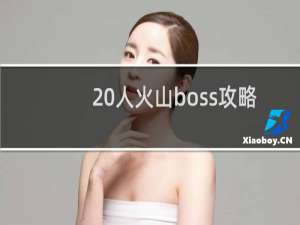 20人火山boss攻略