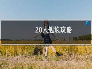 20人舰炮攻略
