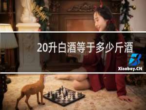 20升白酒等于多少斤酒