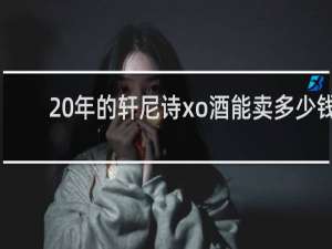 20年的轩尼诗xo酒能卖多少钱