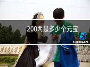 200两是多少个元宝