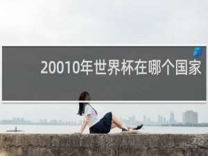 20010年世界杯在哪个国家