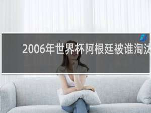 2006年世界杯阿根廷被谁淘汰