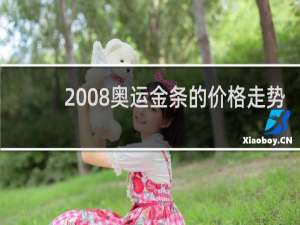 2008奥运金条的价格走势