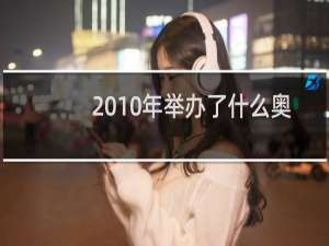 2010年举办了什么奥运会