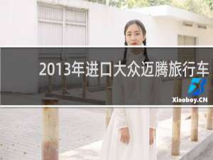 2013年进口大众迈腾旅行车