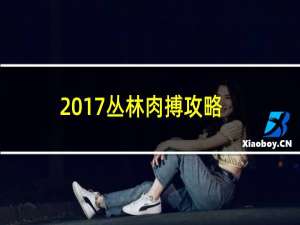 2017丛林肉搏攻略