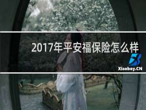 2017年平安福保险怎么样