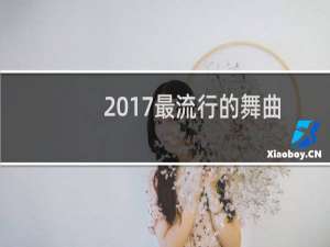 2017最流行的舞曲