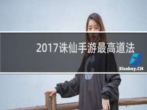 2017诛仙手游最高道法