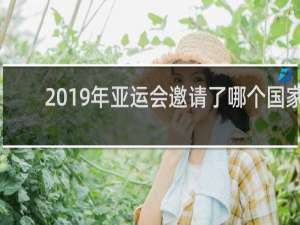 2019年亚运会邀请了哪个国家