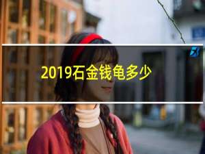 2019石金钱龟多少钱一只（2019年石金钱龟苗价格）