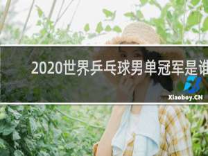 2020世界乒乓球男单冠军是谁