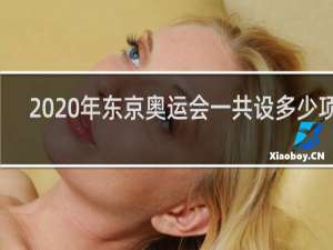 2020年东京奥运会一共设多少项目
