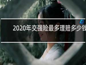 2020年交强险最多理赔多少钱