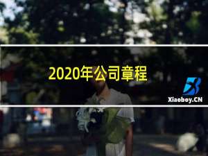 2020年公司章程