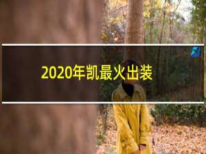 2020年凯最火出装