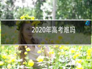 2020年高考难吗