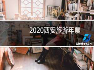 2020西安旅游年票