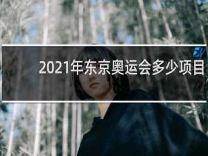 2021年东京奥运会多少项目
