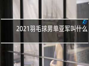2021羽毛球男单亚军叫什么