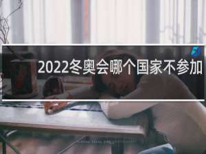 2022冬奥会哪个国家不参加