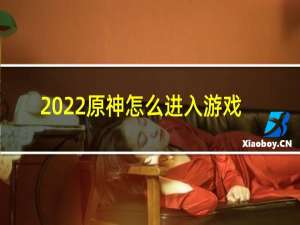 2022原神怎么进入游戏