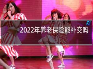 2022年养老保险能补交吗